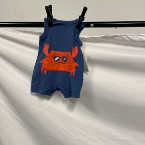 Cat & Jack newborn one piece suit  color blue new